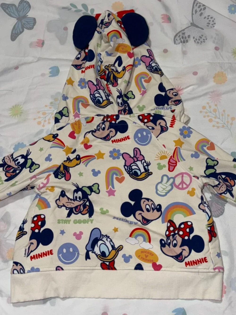 Little Sleepies Mickey Mouse Clubhouse Minnie Zip Hoodie